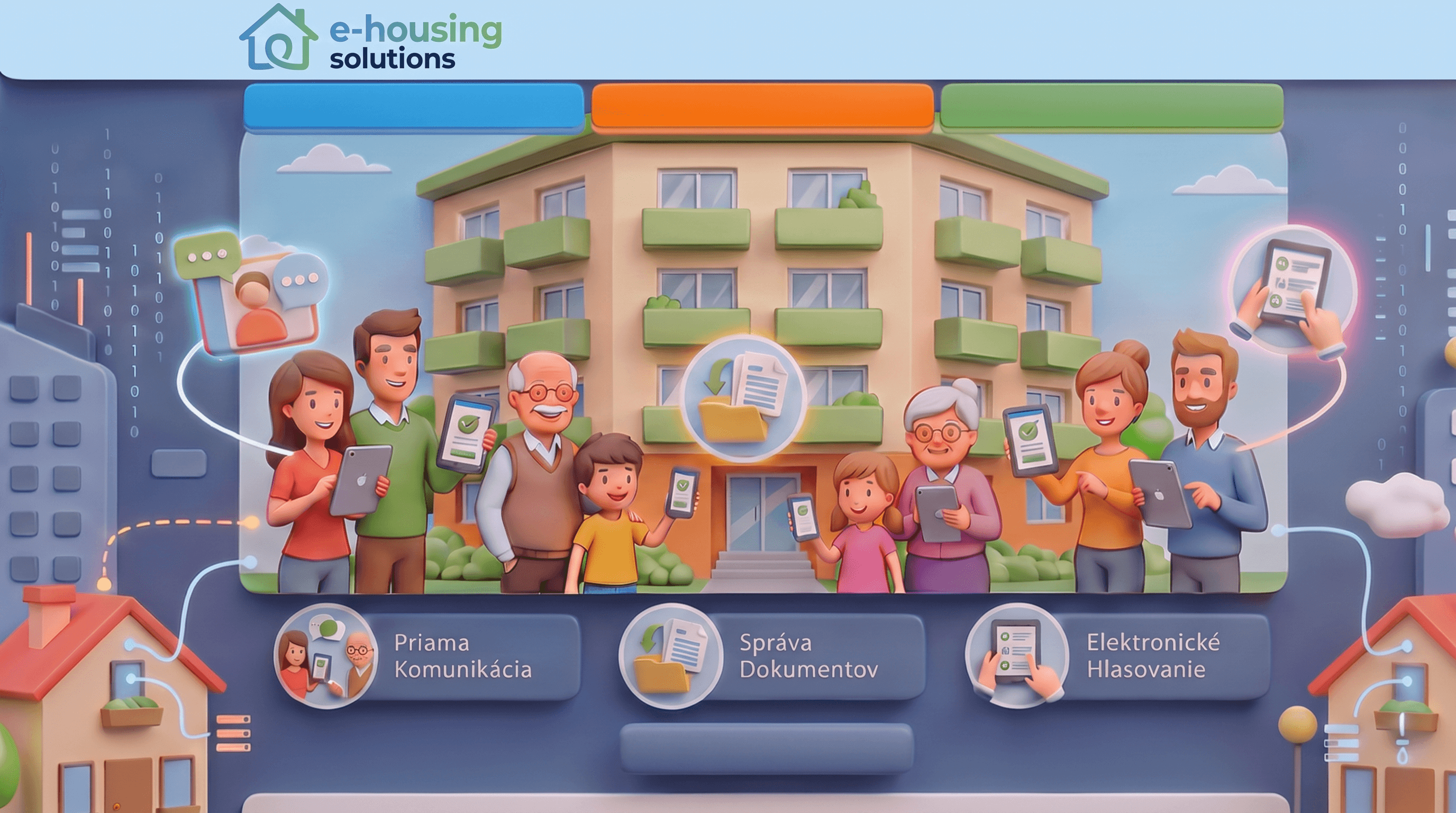 e-housing solutions grafický návrh
